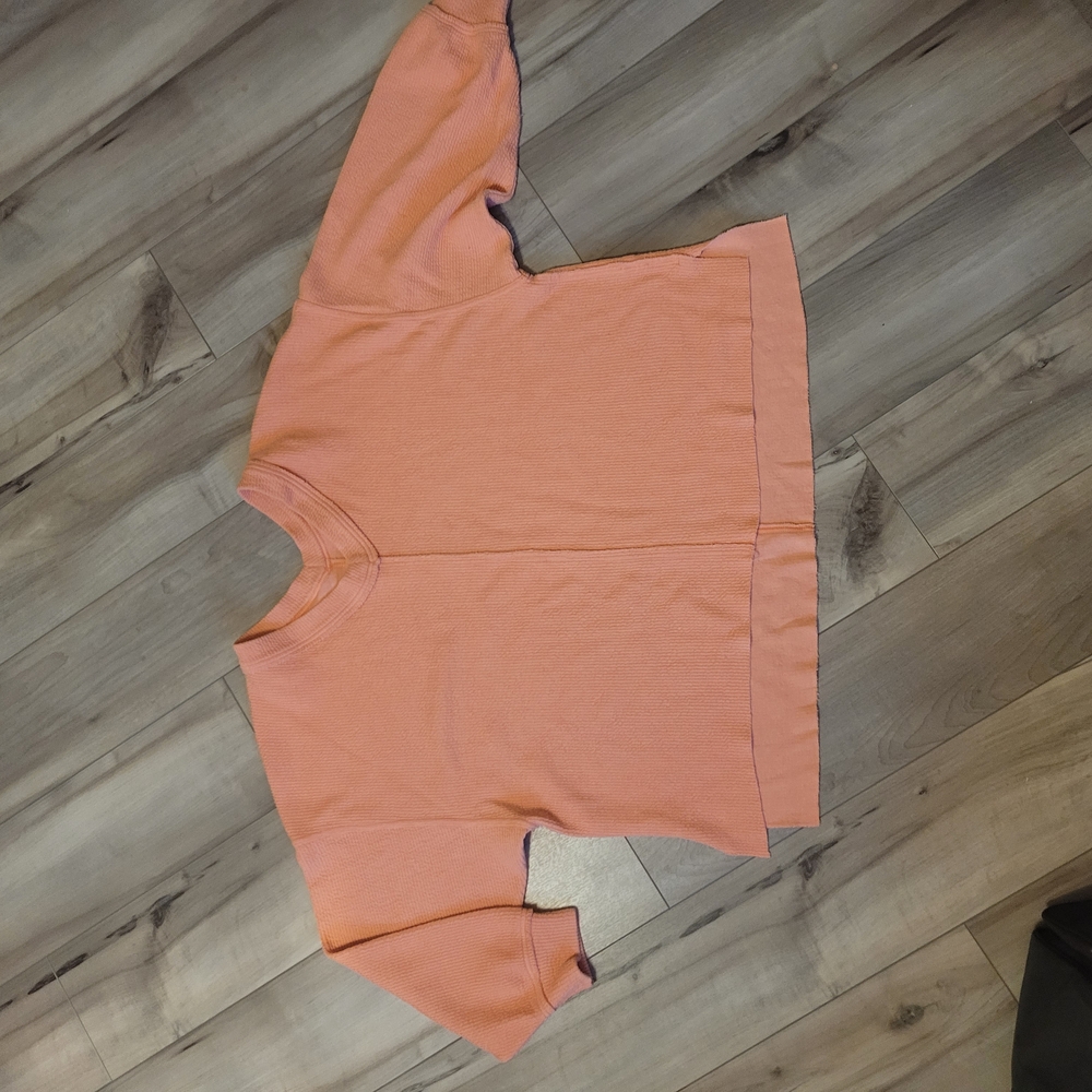 Aerie Peach Long Sleeve Sweatshirt